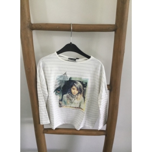 Hela Girls Mid TE - LSL cloud dancer
