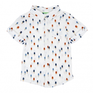 Floris Shirt Ice Cream Blue