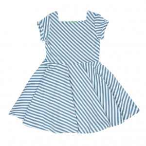 Kiki Dress Diagonal Stripe