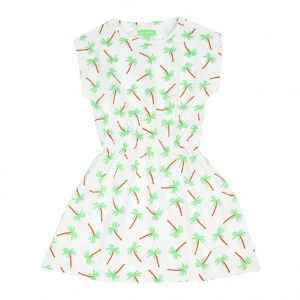 Yara Dress Palm Trees