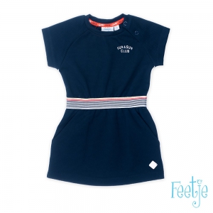 Jurk Jacquard-Funbird Marine