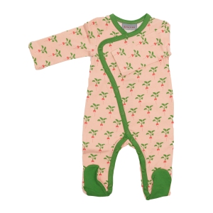 Jumpsuit with feet radish roze