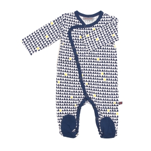 Jumpsuit with feet Horizon Blauw