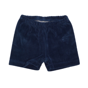 Shorts baby VX03 velour Donkerblauw