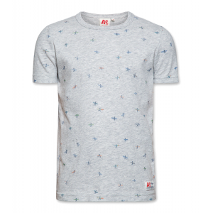 T-shirt c-neck surfers light oxford
