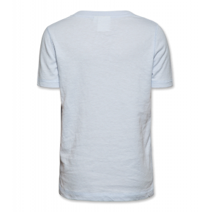 T-shirt c-neck fish light blue