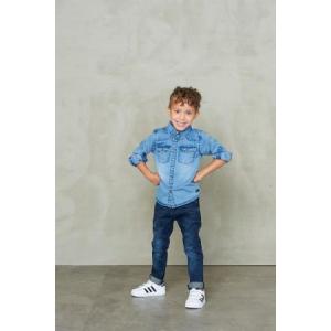  blauw denim