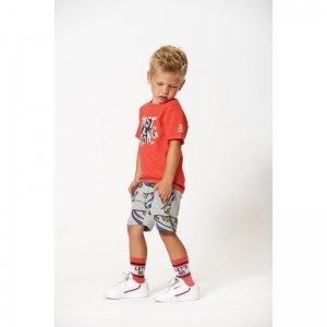 short-playground grijs melange