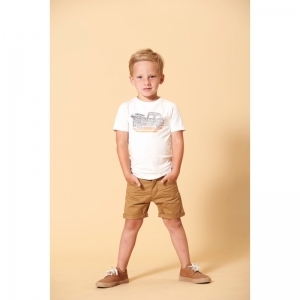 t-shirt-happy camper offwhite