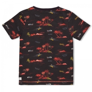 t-shirt-happy camper antraciet