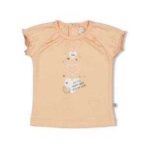 t-shirt-hearts perzik
