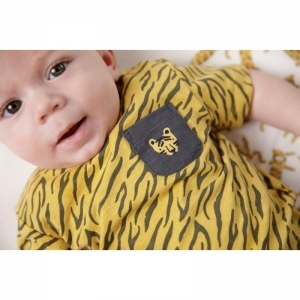 t-shirt-go wild okergeel melang