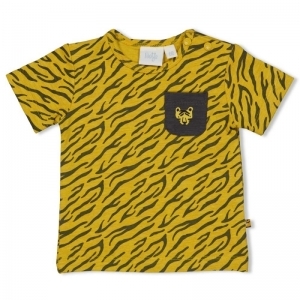 t-shirt-go wild okergeel melang