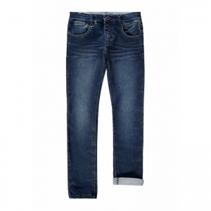 dark blue denim