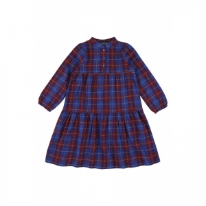 12-LIZ-FL blue tartan