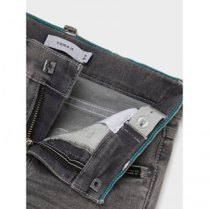 dark grey denim