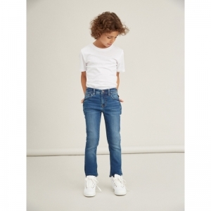 dark blue denim