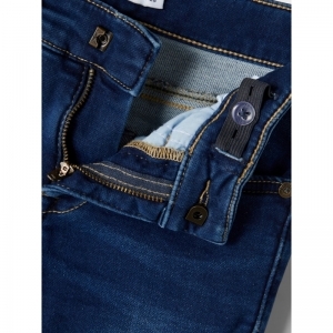 dark blue denim