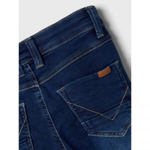 dark blue denim