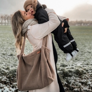 Mommy Tote Bag taupe