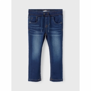dark blue denim