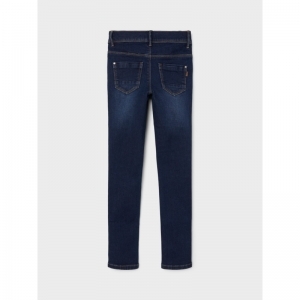 dark blue denim
