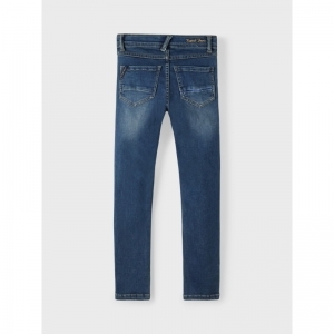 dark blue denim