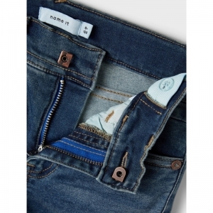 dark blue denim