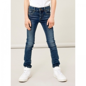 dark blue denim