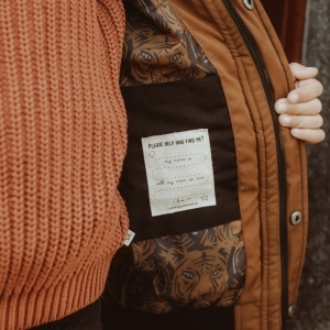 Orlando-bomber leather brown