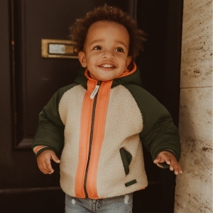 olaf-teddy jacket multicolor