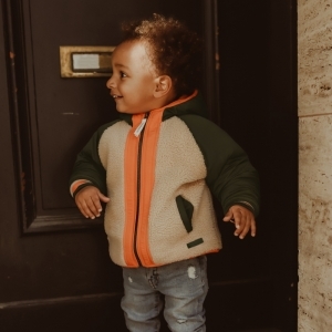 olaf-teddy jacket multicolor