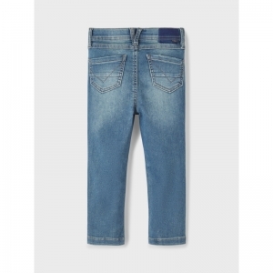 dark blue denim