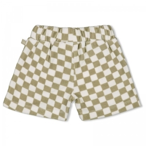 Geruite short - Cool Family groen