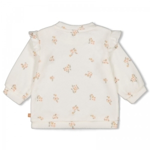 sweater-bloom with love offwhite