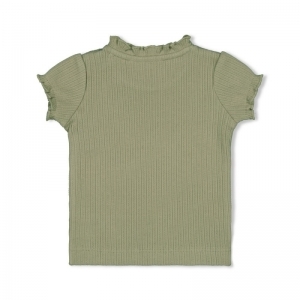 t-shirt-bloom with love groen