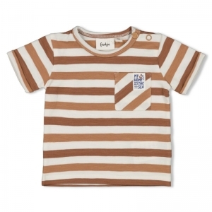 t-shirt streep-lets sail bruin