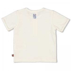 t-shirt - lets sail offwhite