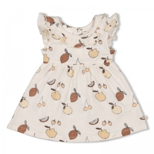 jurk - cutie fruity offwhite
