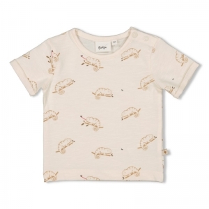 t-shirt - chameleon offwhite
