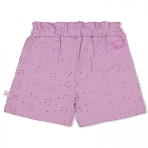 short broderie violet