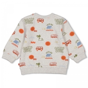 sweater - camp cool grijs melange