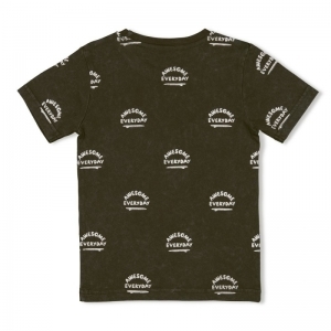 t-shirt - gone surfing antraciet