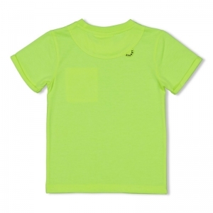 t-shirt - gone surfing lime