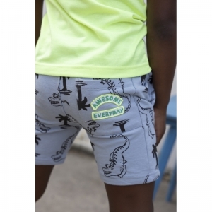 t-shirt - gone surfing lime