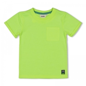 t-shirt - gone surfing lime