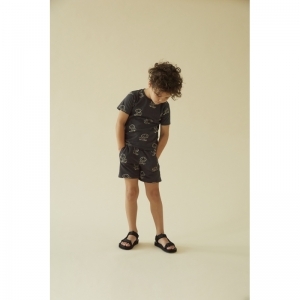 t-shirt - checkmate antraciet