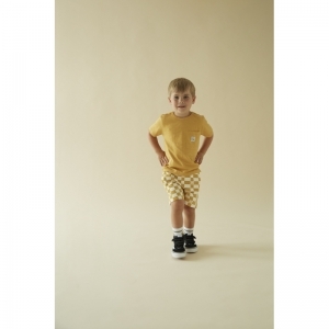short - checkmate geel