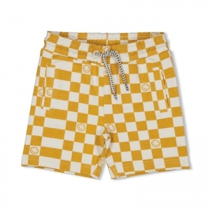 short - checkmate geel