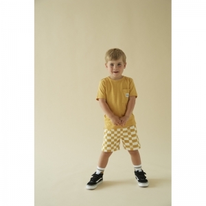 short - checkmate geel